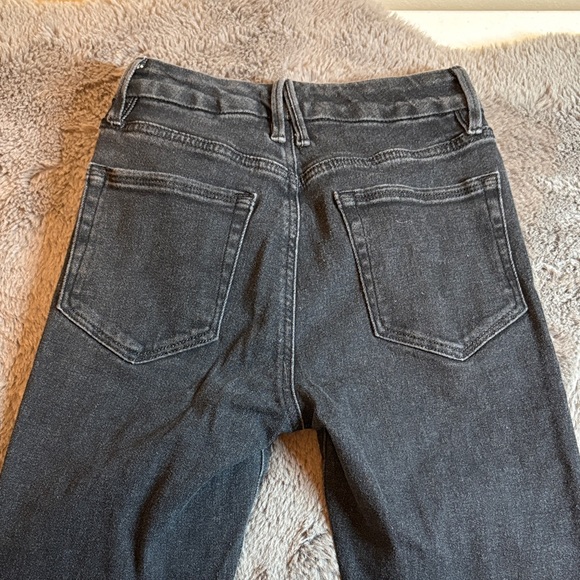 Good American Black Straight Leg Jeans - Picture 4 of 5
